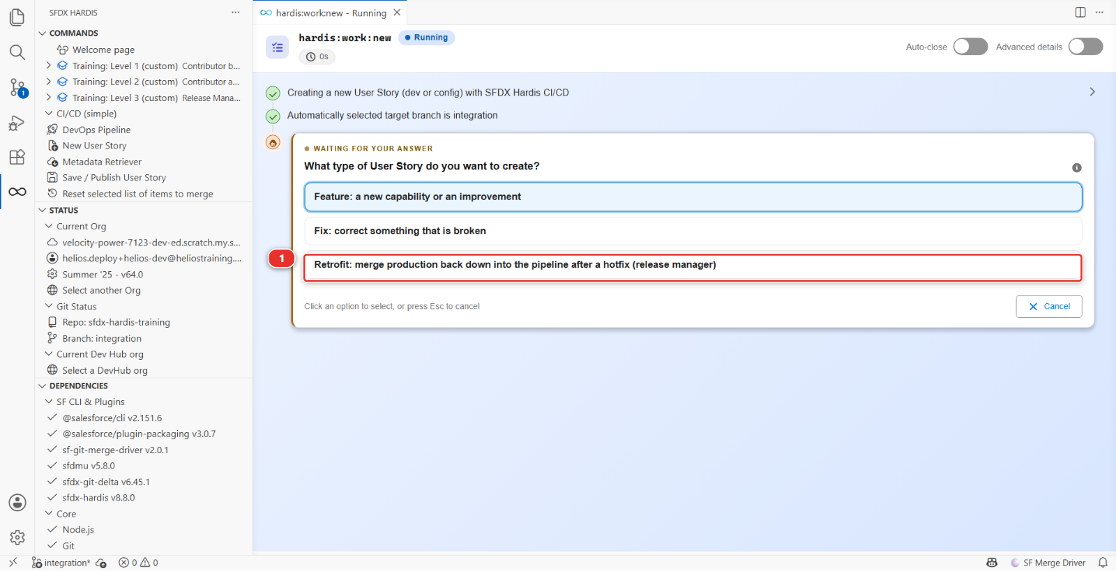 The branch type question, with Retrofit